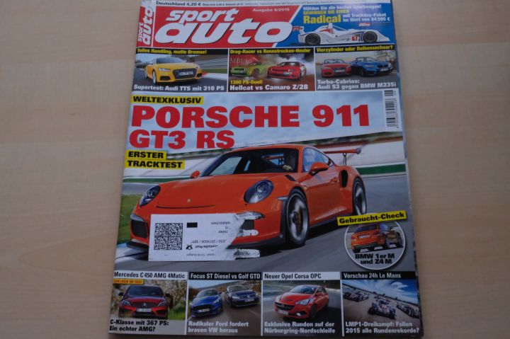 Deckblatt Sport Auto (06/2015)
